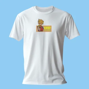 Goku Super Saiyan Power | Dragon Ball | T-shirt brodé
