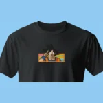 Goku Peace Sign | Dragon Ball | T-shirt brodé