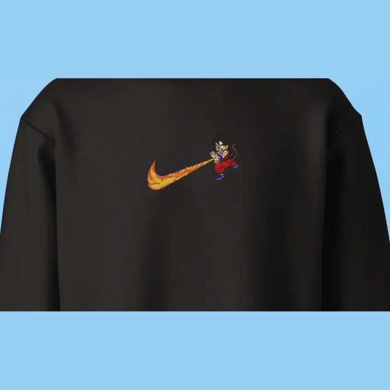 Kid Goku Nimbus Flame | Dragon Ball | Sweatshirt brodé