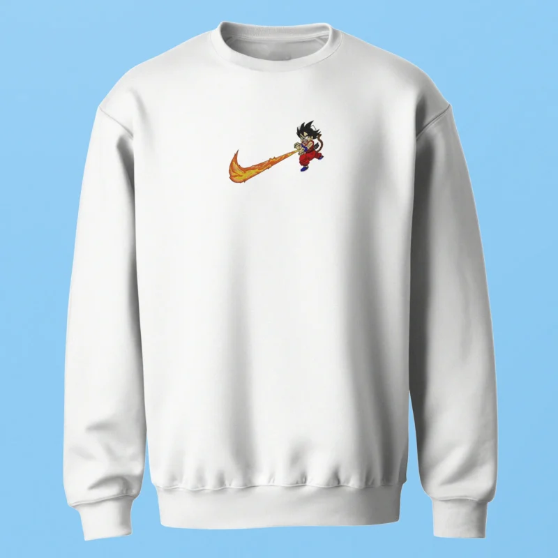 Kid Goku Nimbus Flame | Dragon Ball | Sweatshirt brodé