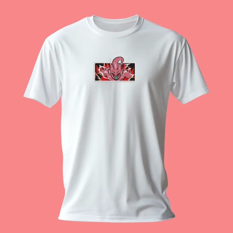 Majin Buu Rage | Dragon Ball | T-shirt brodé