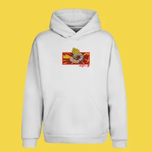 Vegeta Final Flash | Dragon Ball | Sweat à capuche brodé