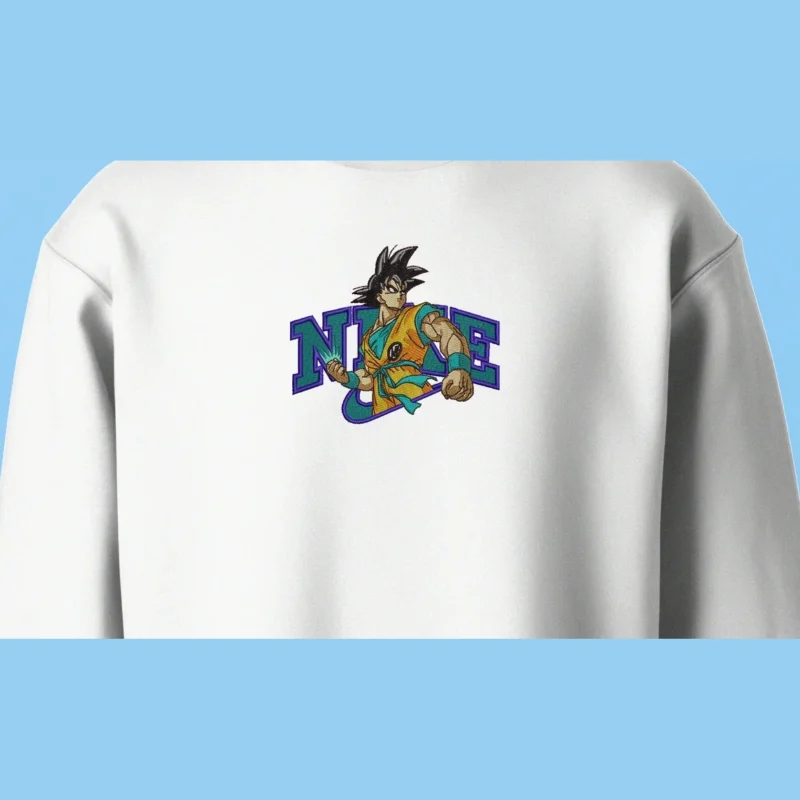 Goku Saiyan Nike Spirit | Dragon Ball | Sweatshirt brodé