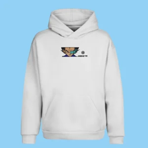 Vegeta Scouter Vision | Dragon Ball | Sweat à capuche brodé