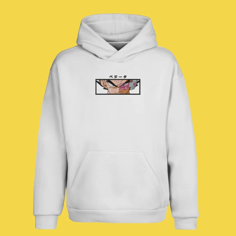 Vegeta Scouter Gaze | Dragon Ball | Sweat à capuche brodé