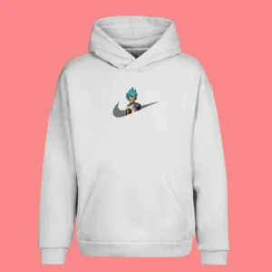 Vegeta Blue Saiyan Pride | Dragon Ball | Sweat à capuche brodé