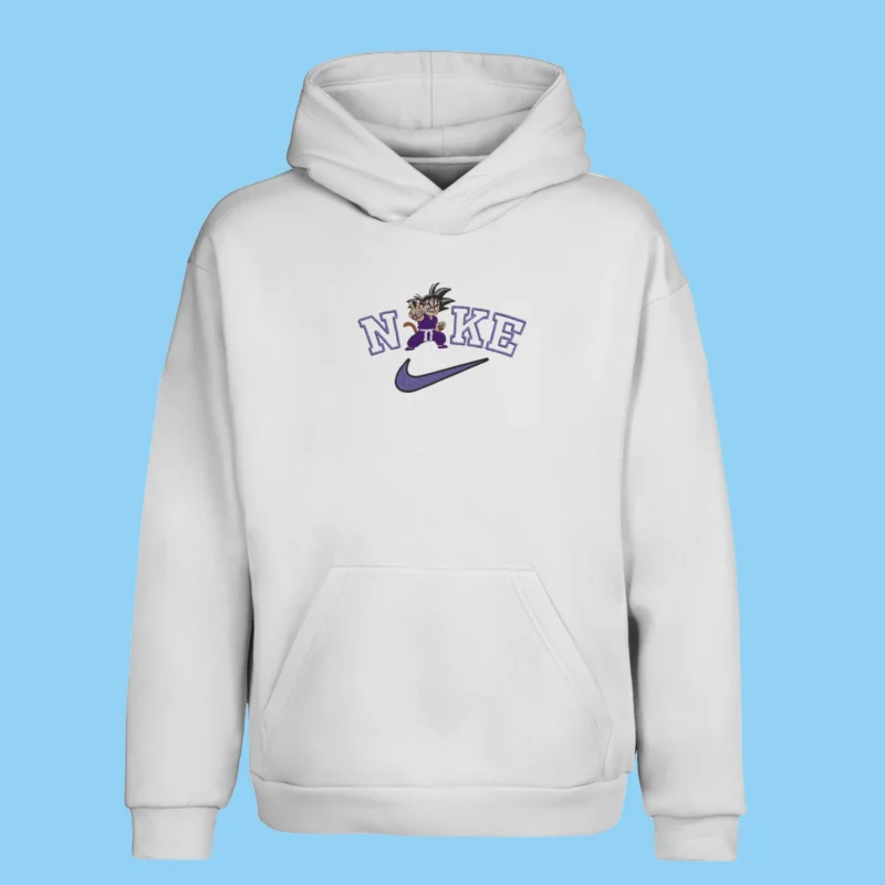 Kid Goku Nike Saiyan | Dragon Ball | Sweat à capuche brodé