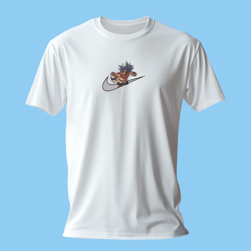 Goku Ultra Instinct Strike | Dragon Ball | T-shirt brodé