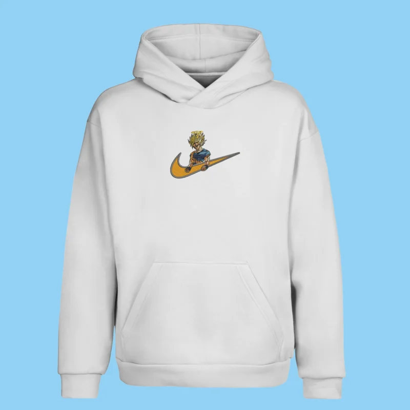 Goku Angel Super Saiyan | Dragon Ball | Sweat à capuche brodé