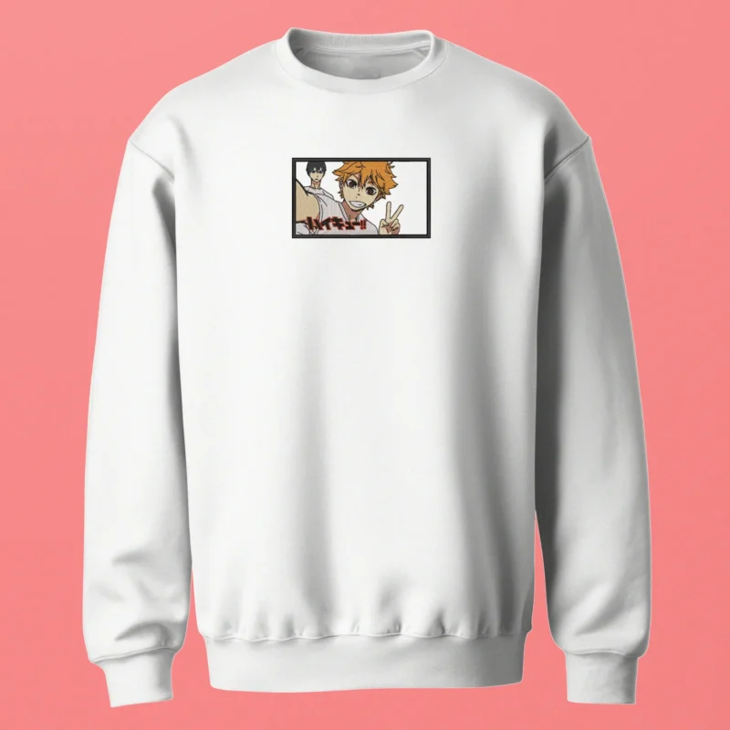 Hinata Kageyama Karasuno Duo | Haikyu!! | Sweatshirt brodé