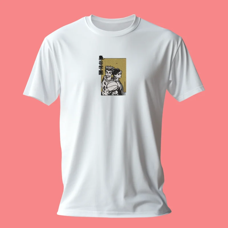 Bokuto Akaashi Fukurodani Duo | Haikyu!! | T-shirt brodé