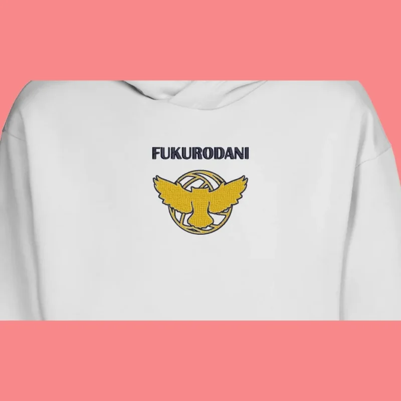 Fukurodani Owl Crest | Haikyu!! | Sweat à capuche brodé