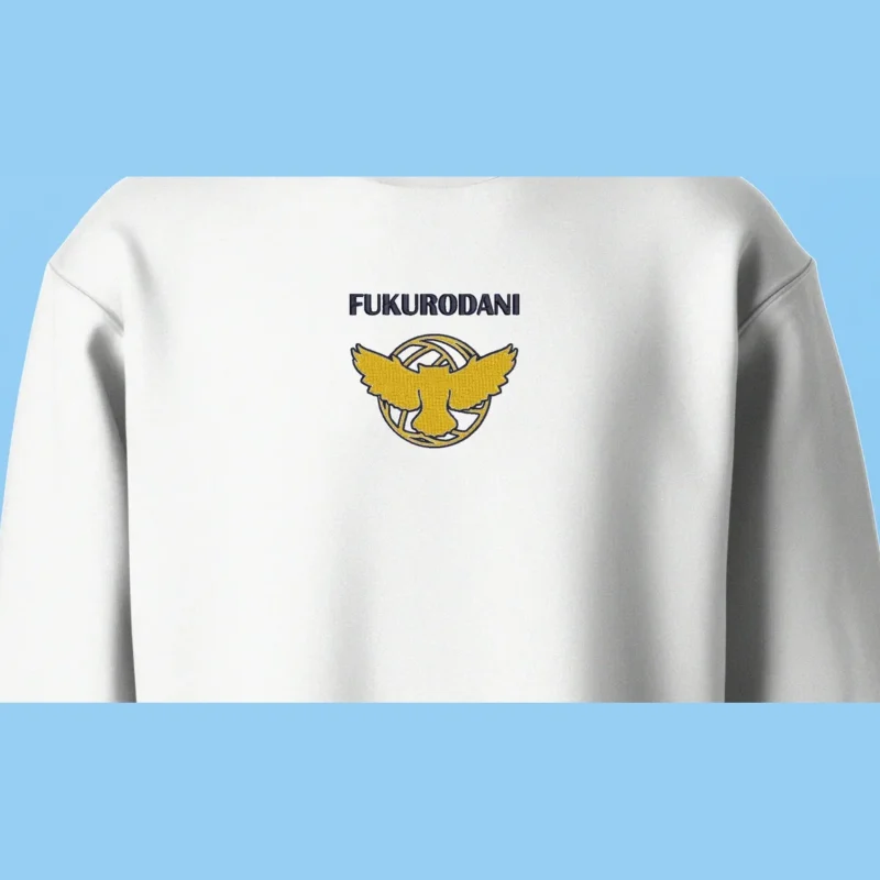 Fukurodani Owl Crest | Haikyu!! | Sweatshirt brodé