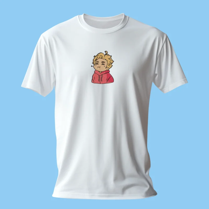 Kenma Kozume Hoodie Mood | Haikyu!! | T-shirt brodé