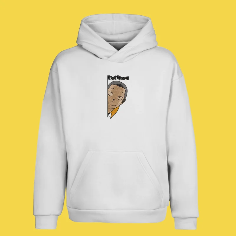 Ryunosuke Tanaka Court Face | Haikyu!! | Sweat à capuche brodé