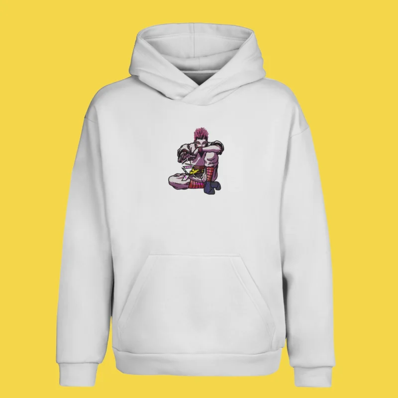 Hisoka Bungee Gum | Hunter x Hunter | Sweat à capuche brodé