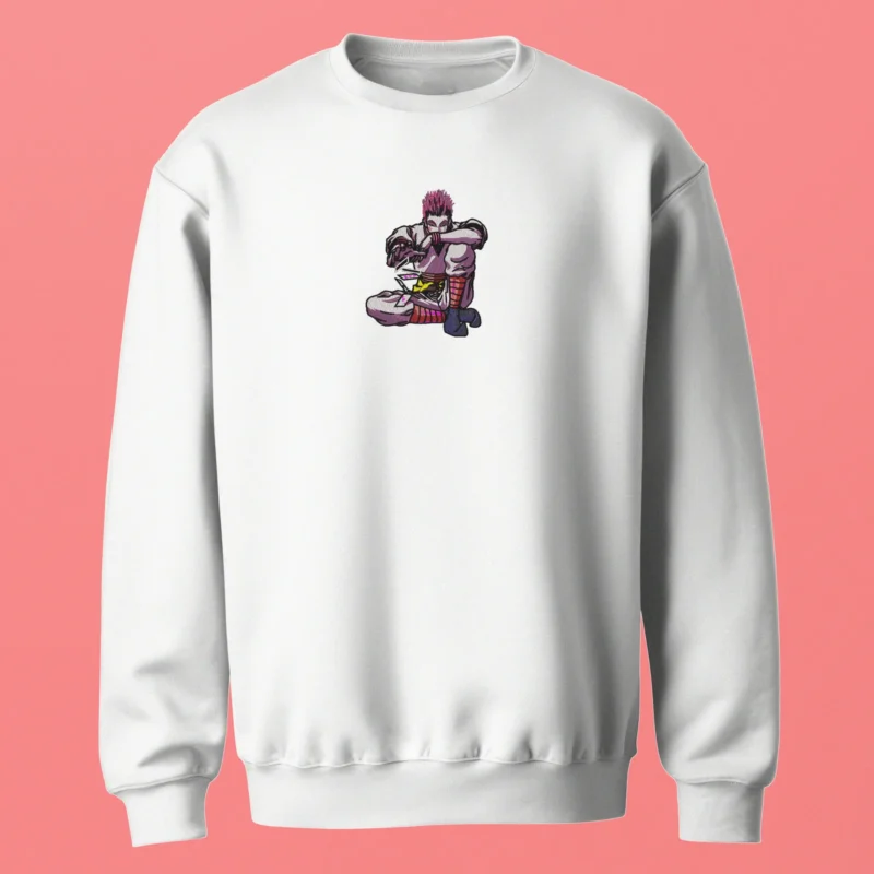 Hisoka Bungee Gum | Hunter x Hunter | Sweatshirt brodé