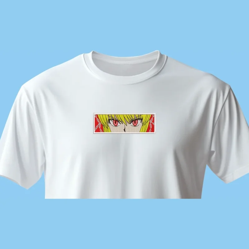 Kurapika Scarlet Eyes | Hunter x Hunter | T-shirt brodé