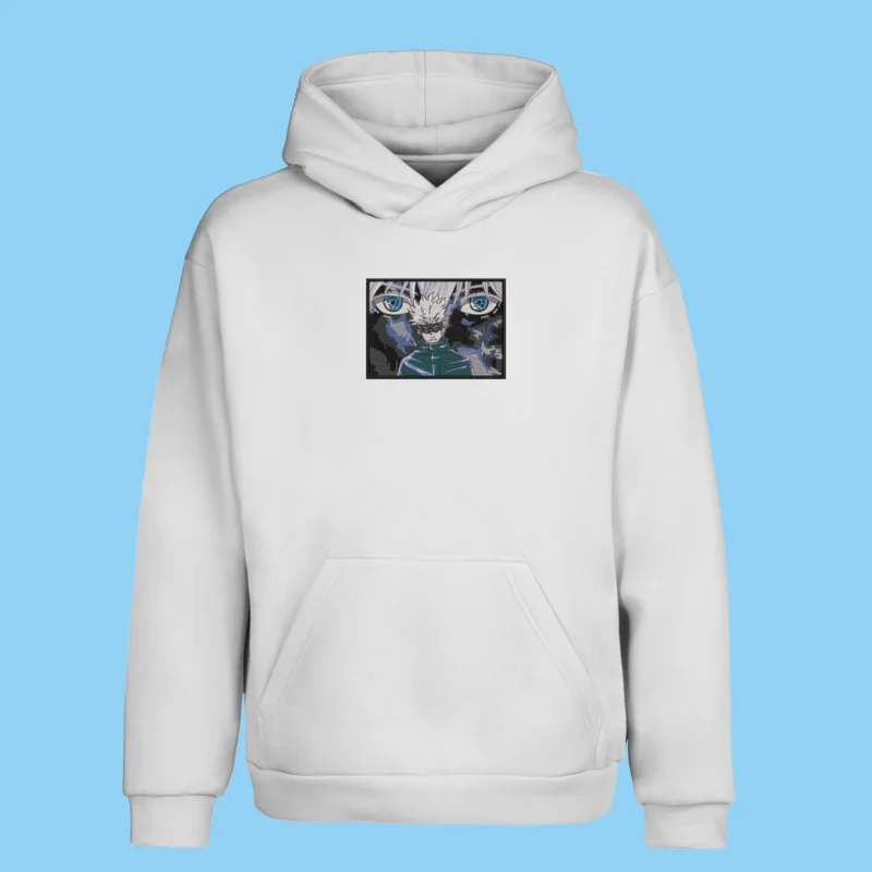 Satoru Gojo Six Eyes | Jujutsu Kaisen | Sweat à capuche brodé