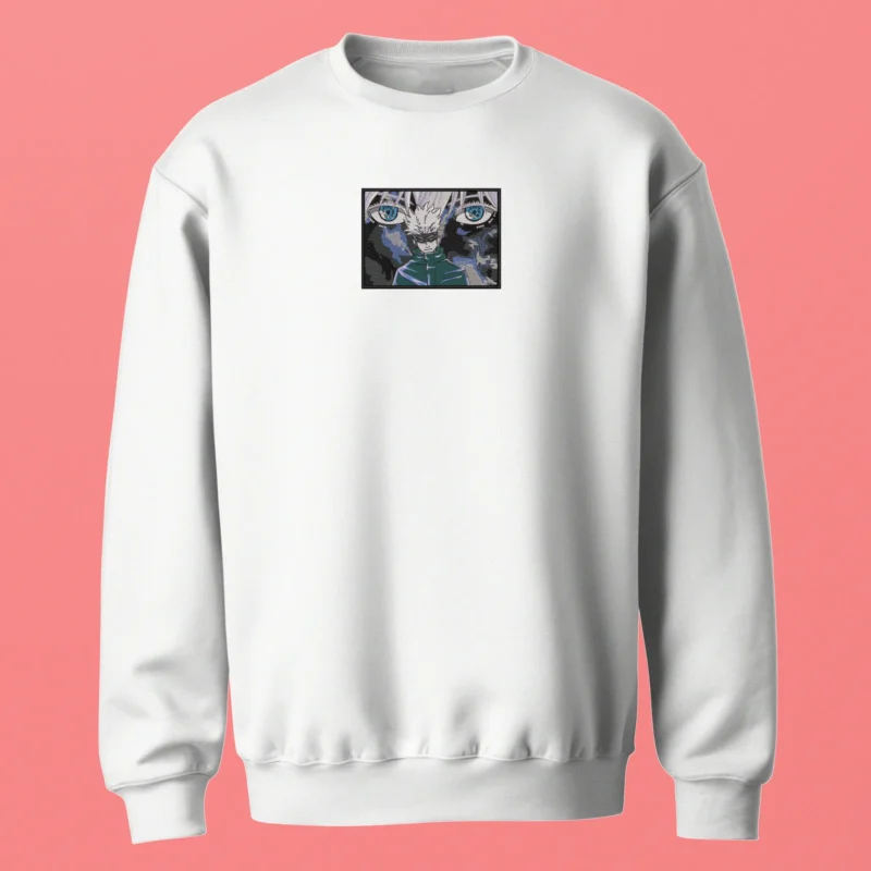 Satoru Gojo Six Eyes | Jujutsu Kaisen | Sweatshirt brodé