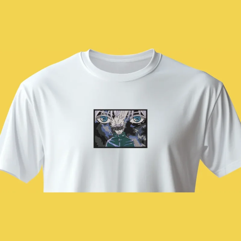 Satoru Gojo Six Eyes | Jujutsu Kaisen | T-shirt brodé