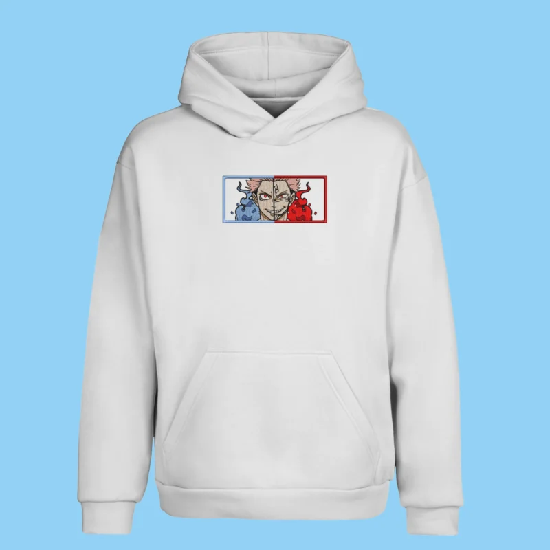 Yuji Sukuna Split Soul | Jujutsu Kaisen | Sweat à capuche brodé Yuji Sukuna Split Soul | Jujutsu Kaisen | Sweat à capuche brodé