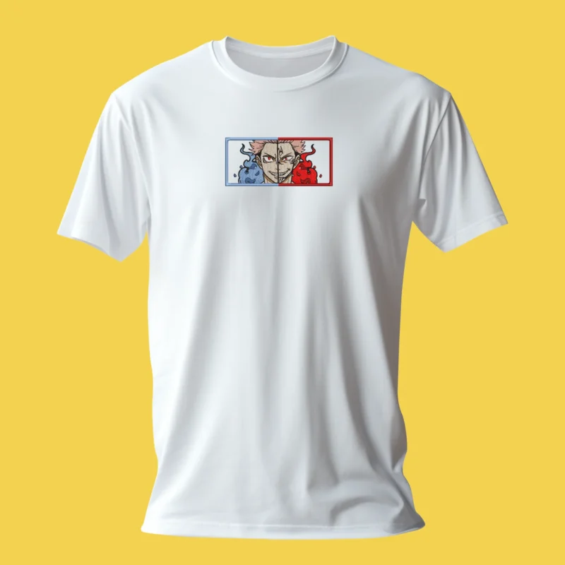 Yuji Sukuna Split Soul | Jujutsu Kaisen | T-shirt brodé Yuji Sukuna Split Soul | Jujutsu Kaisen | T-shirt brodé