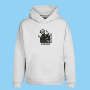 Yuji Megumi Sorcery Duo | Jujutsu Kaisen | Sweat à capuche brodé