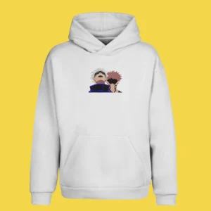 Gojo Yuji Back To Back | Jujutsu Kaisen | Sweat à capuche brodé