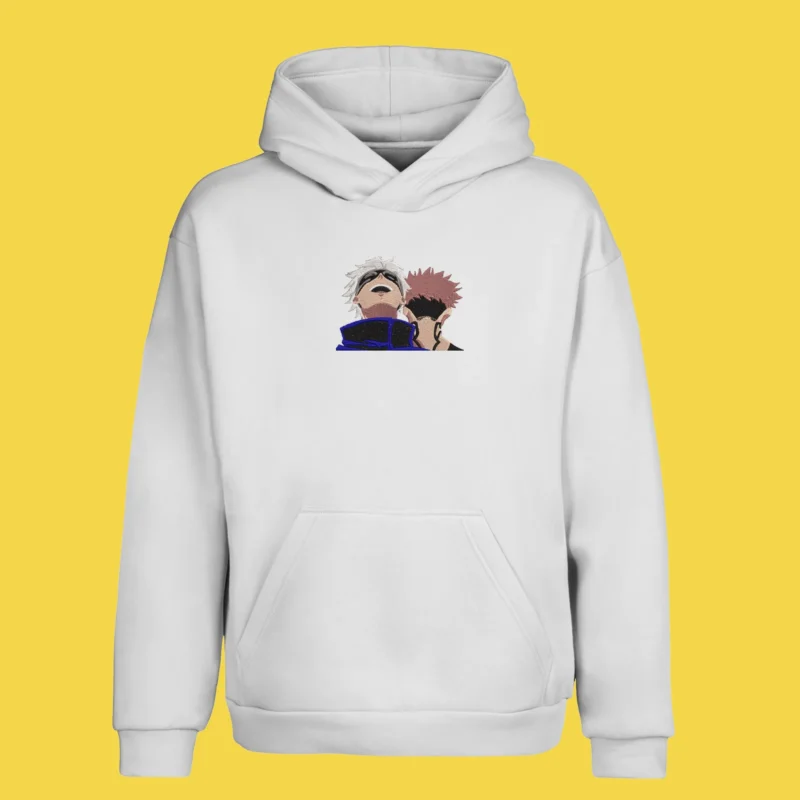Gojo Yuji Back To Back | Jujutsu Kaisen | Sweat à capuche brodé