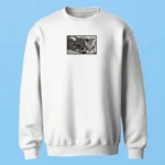 Sweatshirt brodé Megumi Fushiguro (Divine Dogs) blanc – Jujutsu Kaisen