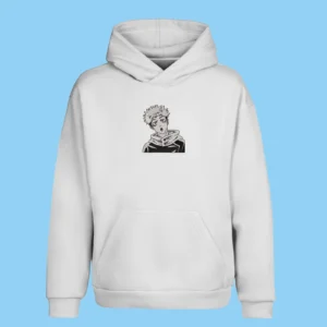Yuji Itadori Sketch | Jujutsu Kaisen | Sweat à capuche brodé