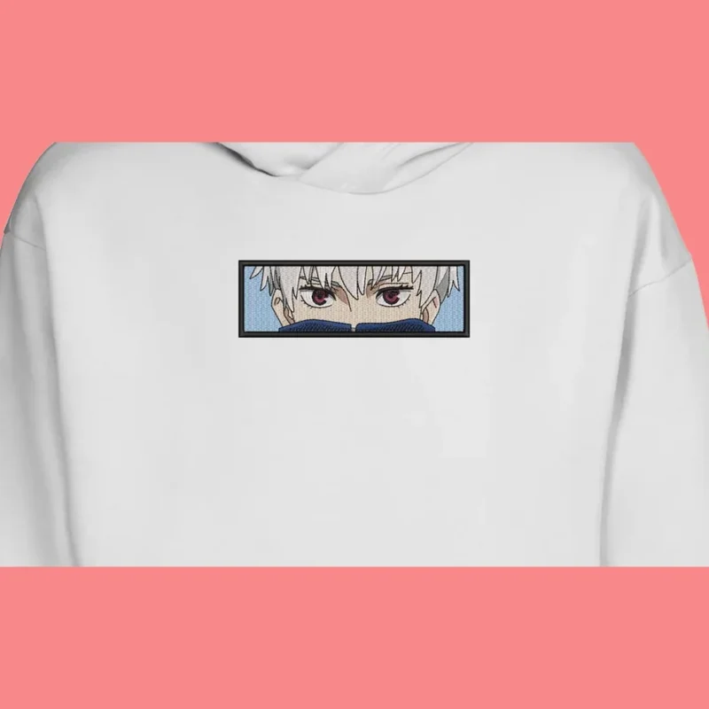 Satoru Gojo Eyes | Jujutsu Kaisen | Sweat à capuche brodé