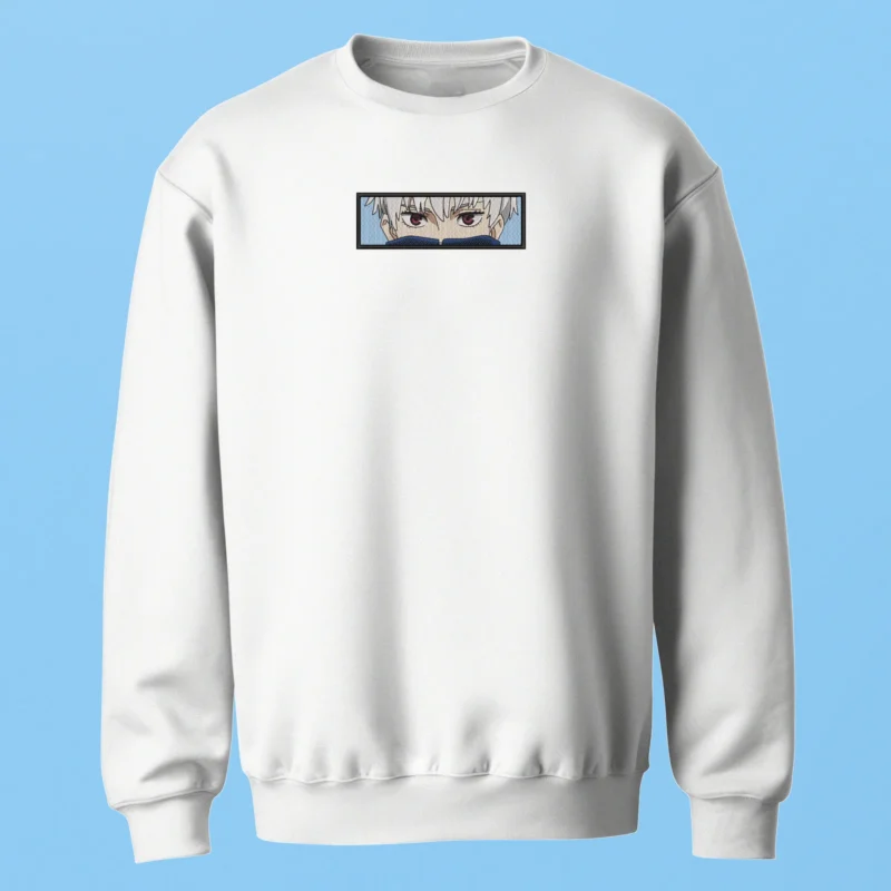 Satoru Gojo Eyes | Jujutsu Kaisen | Sweatshirt brodé