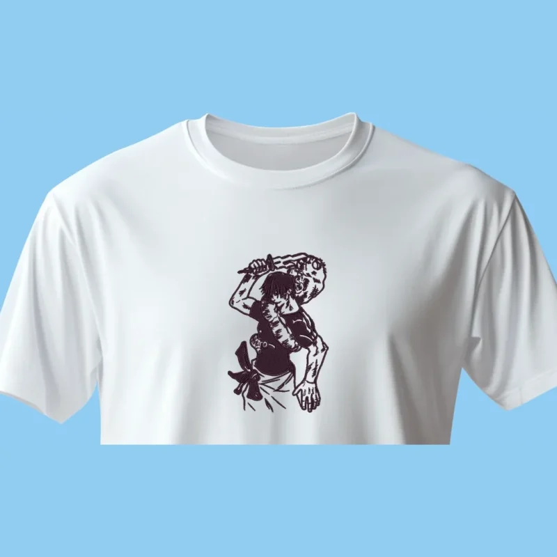 Maki Zenin Blade Form | Jujutsu Kaisen | T-shirt brodé