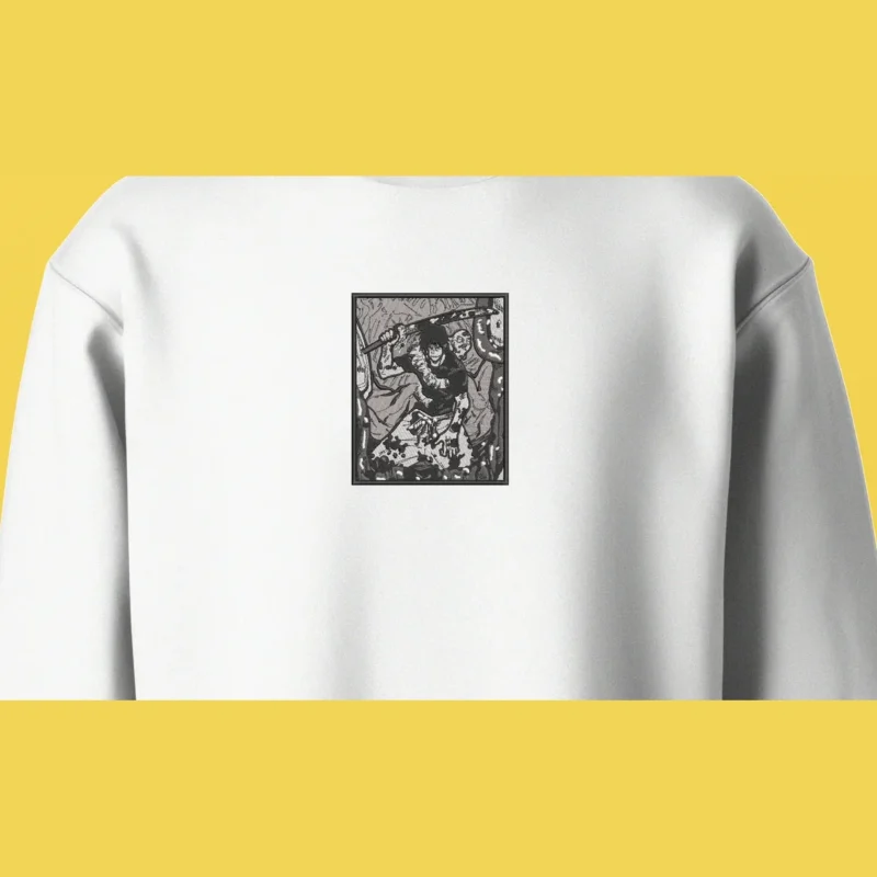 Toji Fushiguro Manga Panel | Jujutsu Kaisen | Sweatshirt brodé