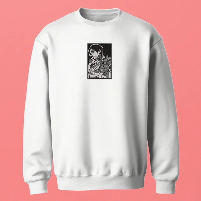 Maki Zenin Manga Panel | Jujutsu Kaisen | Sweatshirt brodé Maki Zenin Manga Panel | Jujutsu Kaisen | Sweatshirt brodé