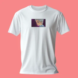 Satoru Gojo Purple Gaze | Jujutsu Kaisen | T-shirt brodé