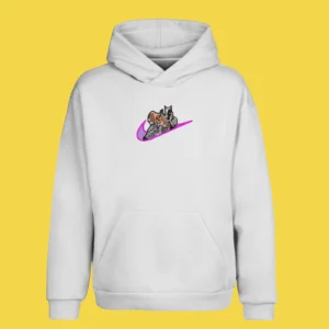 Jotaro Star Platinum Strike | JoJo’s Adventure | Sweat à capuche brodé