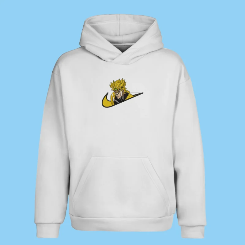 Dio Brando The World | JoJo’s Adventure | Sweat à capuche brodé