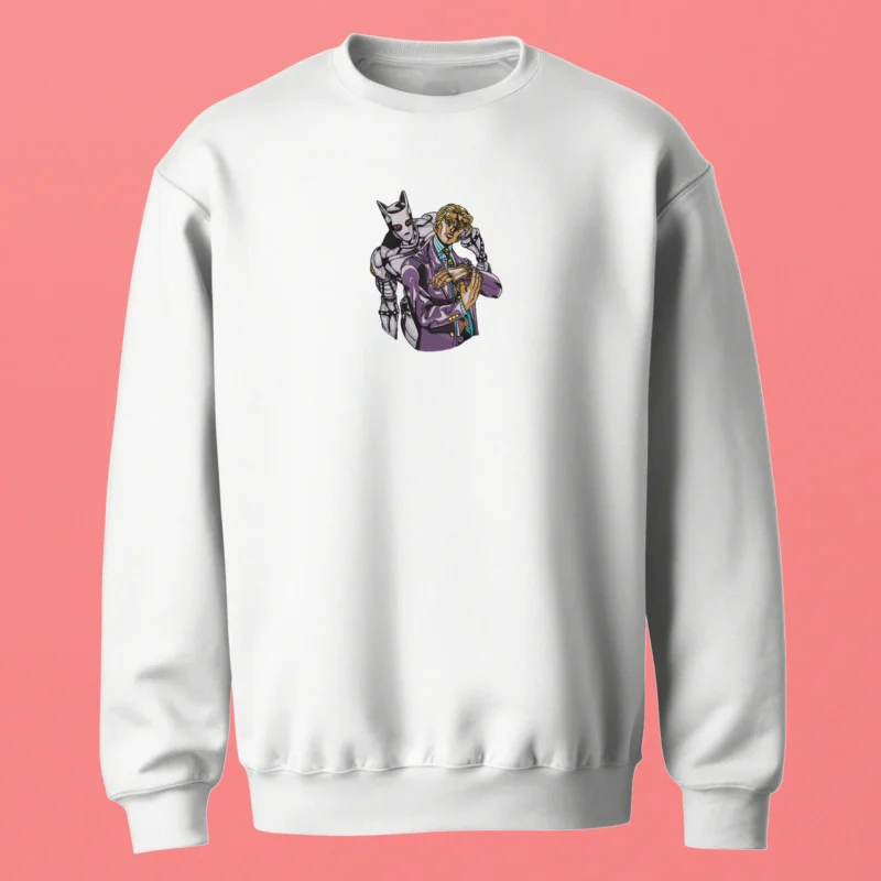 Giorno Giovanna Gold Experience | JoJo’s Adventure | Sweatshirt brodé