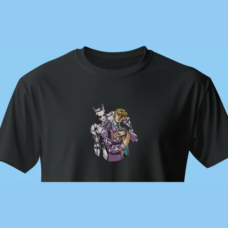 Giorno Giovanna Gold Experience | JoJo’s Adventure | T-shirt brodé