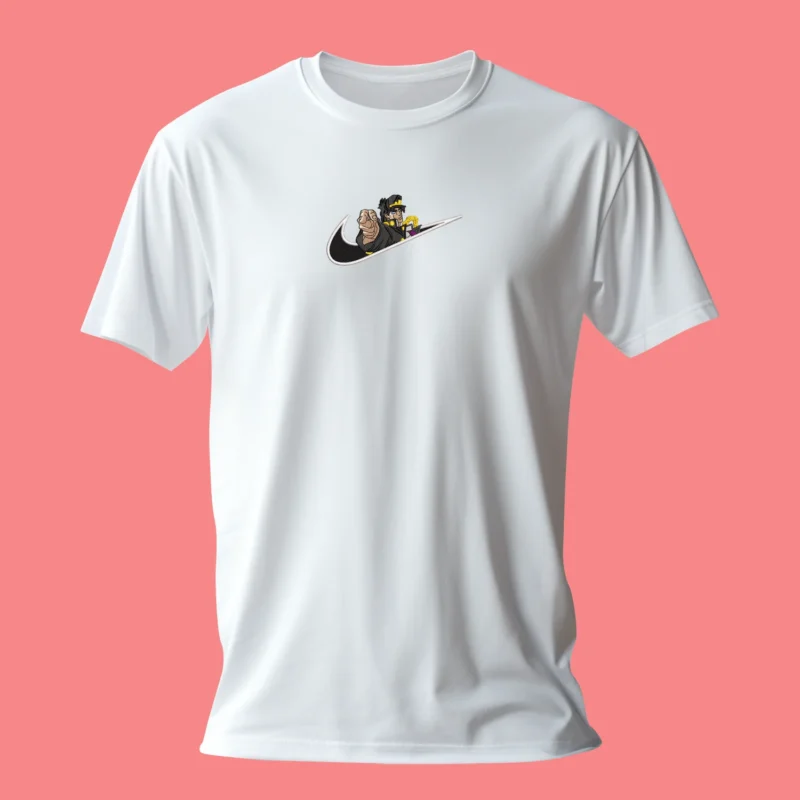 Jotaro Kujo Stand Pose | JoJo’s Adventure | T-shirt brodé