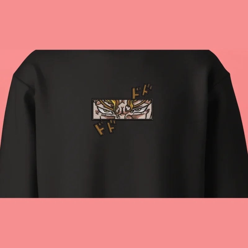 Giorno Gold Experience Eyes | JoJo’s Adventure | Sweatshirt brodé