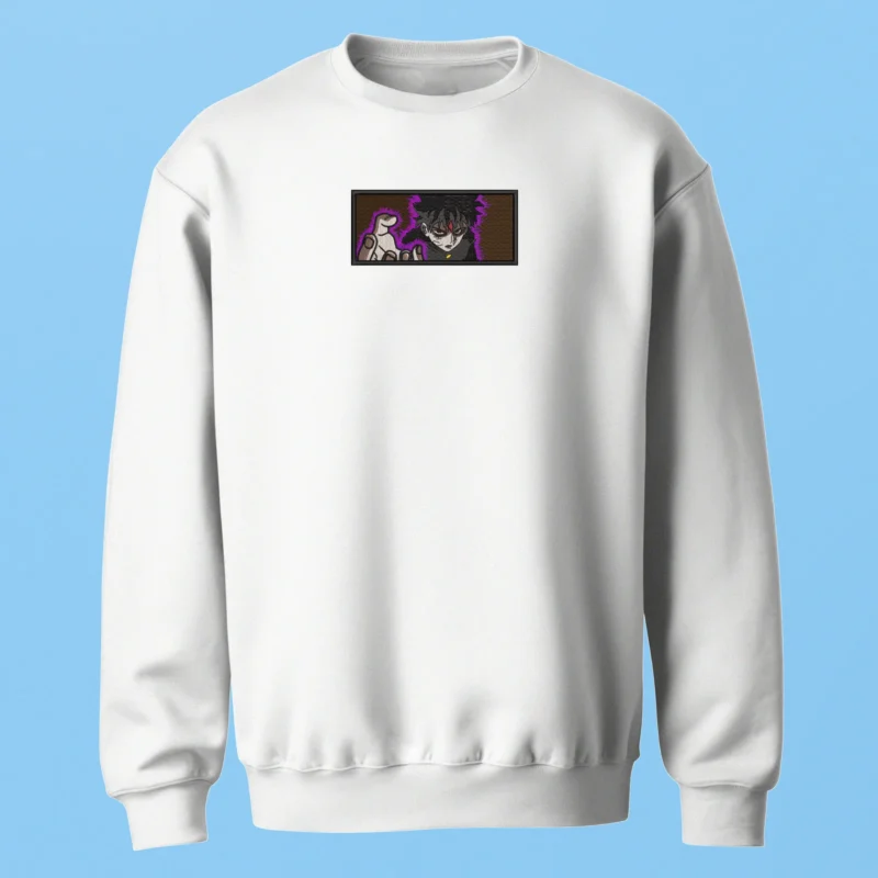 Shigeo Mob Psychic Shadow | Mob Psycho 100 | Sweatshirt brodé