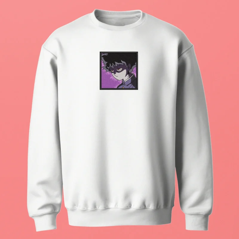 Mob Psychic Gaze | Mob Psycho 100 | Sweatshirt brodé