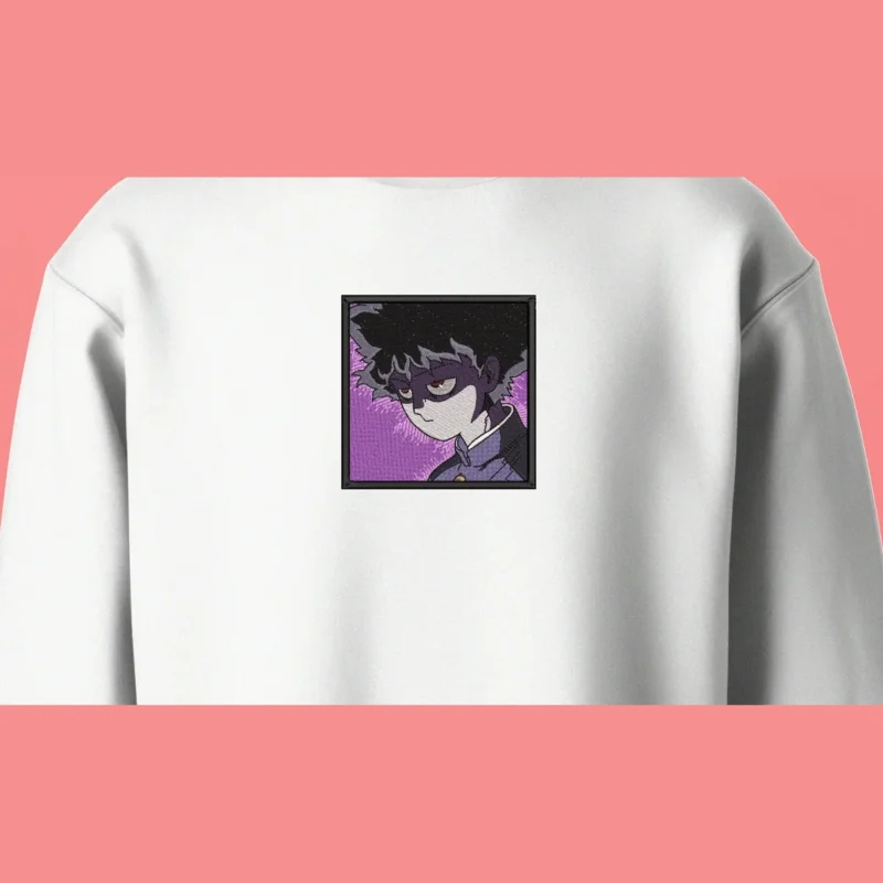 Mob Psychic Gaze | Mob Psycho 100 | Sweatshirt brodé