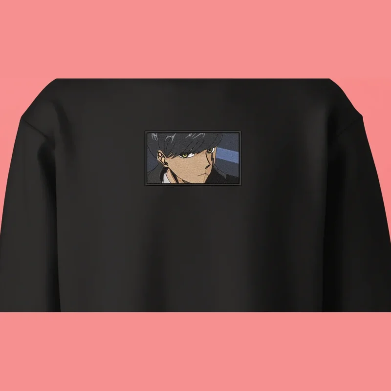 Mash Burnedead Gaze | Mashle: Magic and Muscles | Sweatshirt brodé