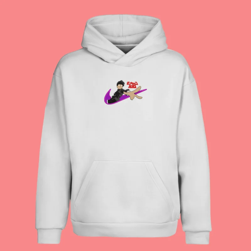 Mob Psychic Strike | Mob Psycho 100 | Sweat à capuche brodé