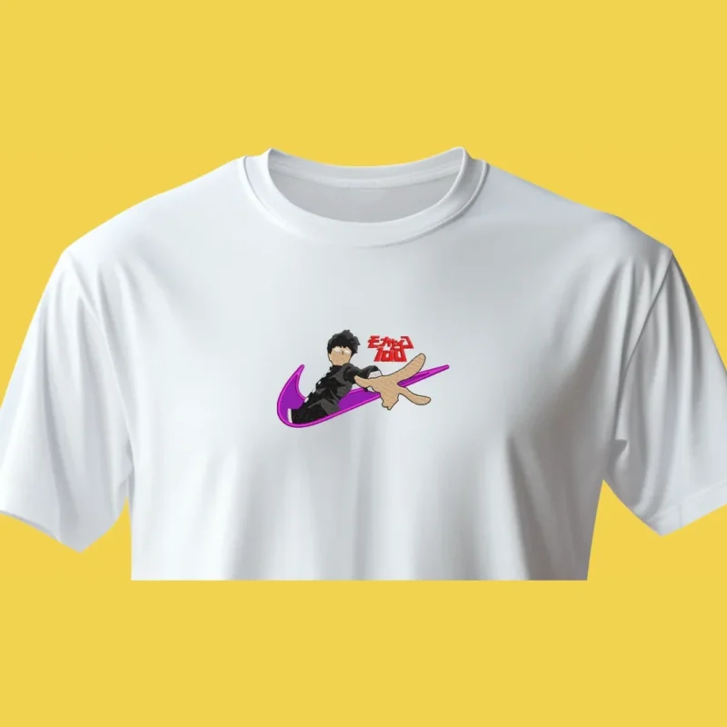 Mob Psychic Strike | Mob Psycho 100 | T-shirt brodé